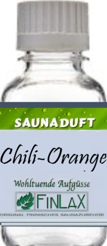 Sauna-Aufguss Chili Orange